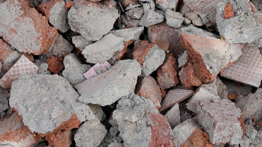 demolition wall texture, demolition bricks